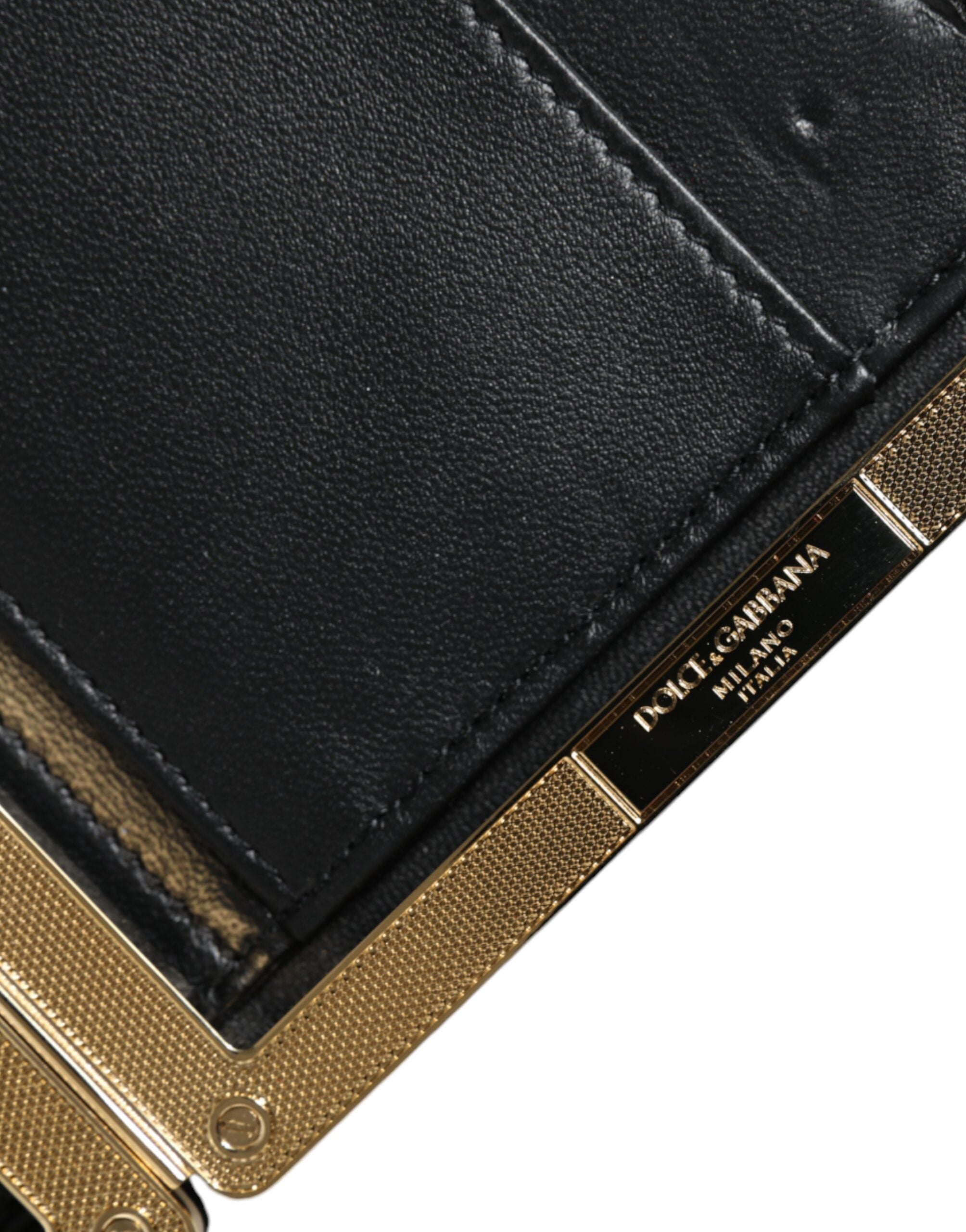 Dolce & Gabbana Meerkleurige Gebloemde Gouden Frame Clutch Avondtas