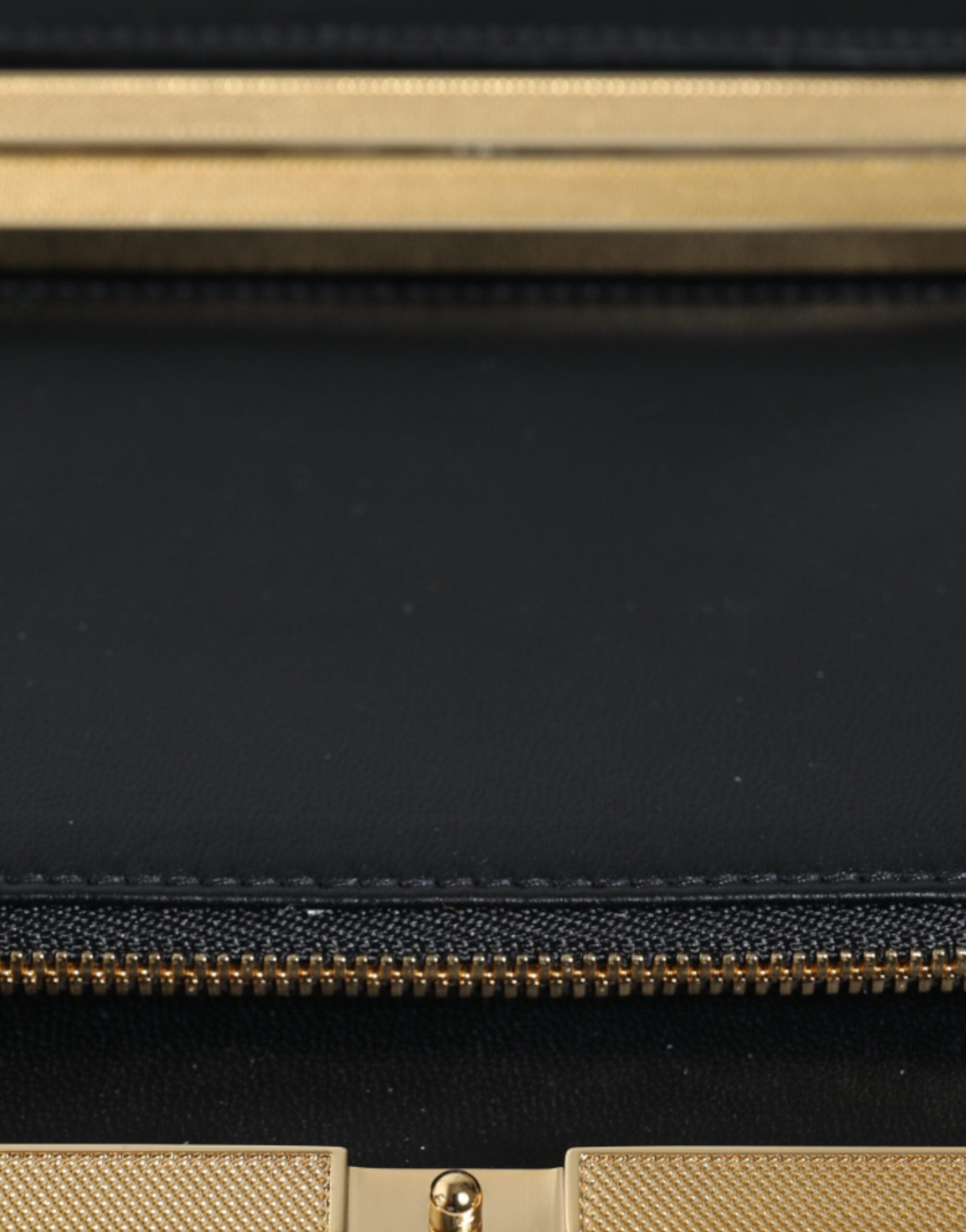 Dolce & Gabbana Meerkleurige Gebloemde Gouden Frame Clutch Avondtas