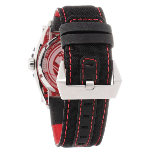 Timberland Black Leather Sport Watch