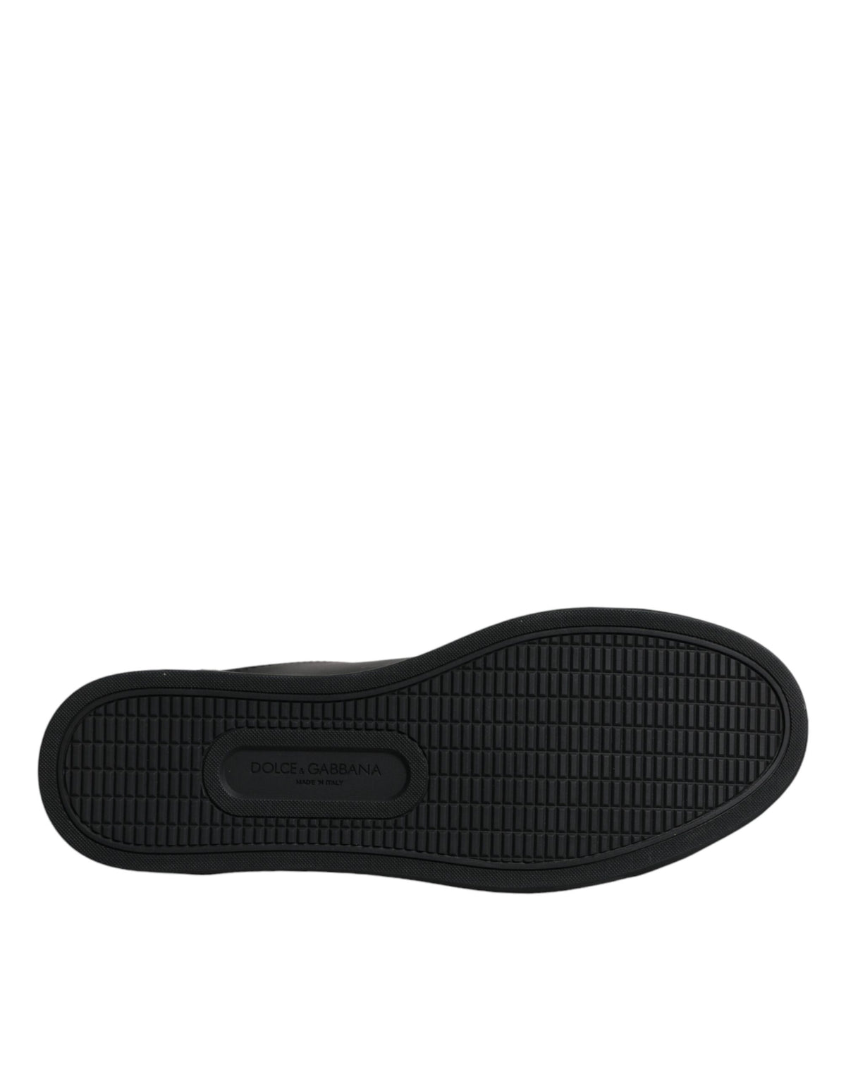 Dolce & Gabbana Zwarte London Sacred Heart Herensneakers
