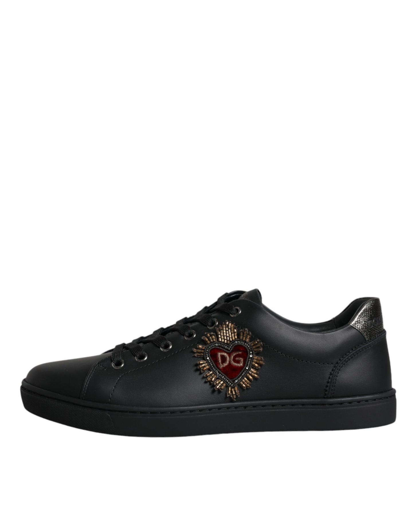 Black London Sacred Heart Men's Sneakers