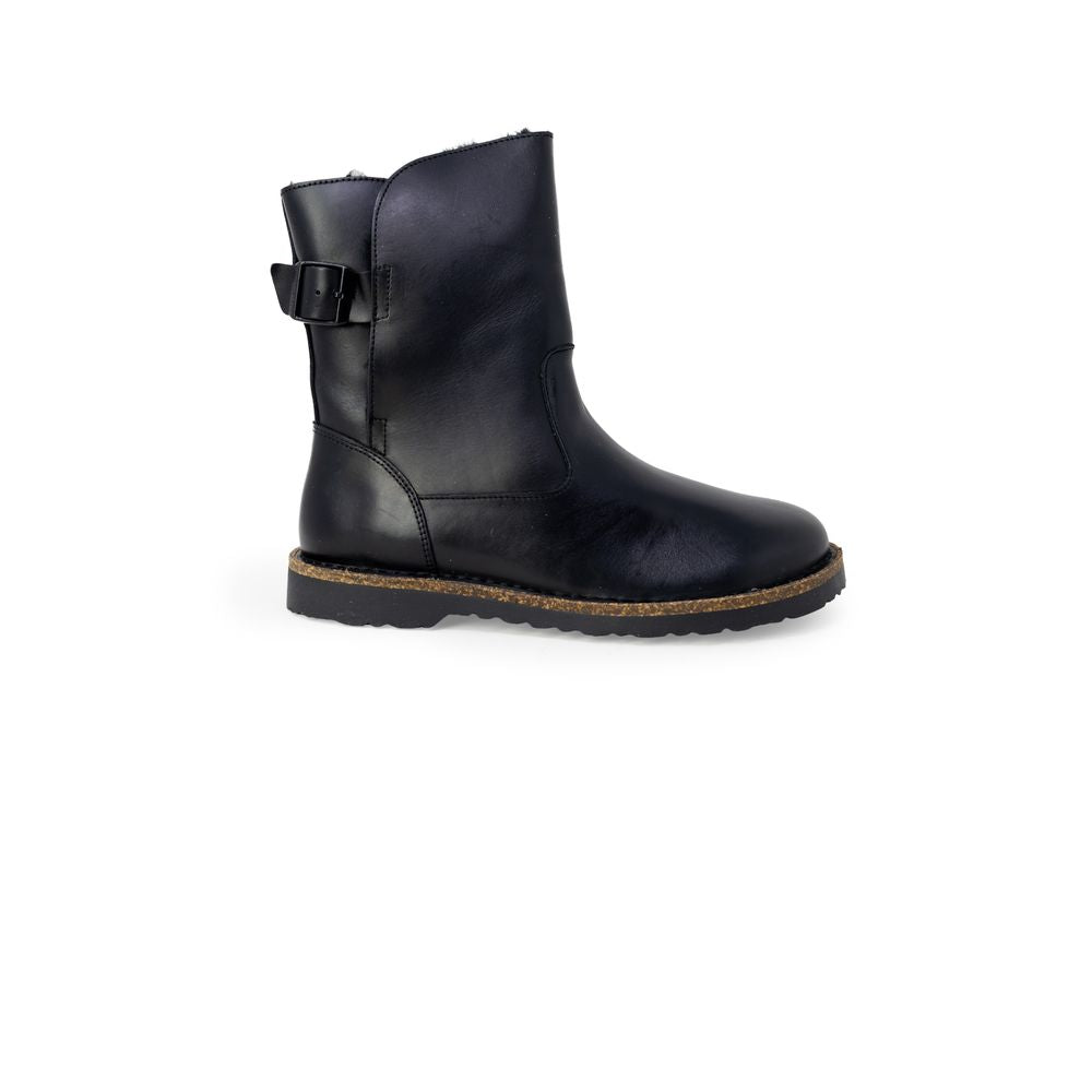 Birkenstock Zwart Leren Enkellaarsjes