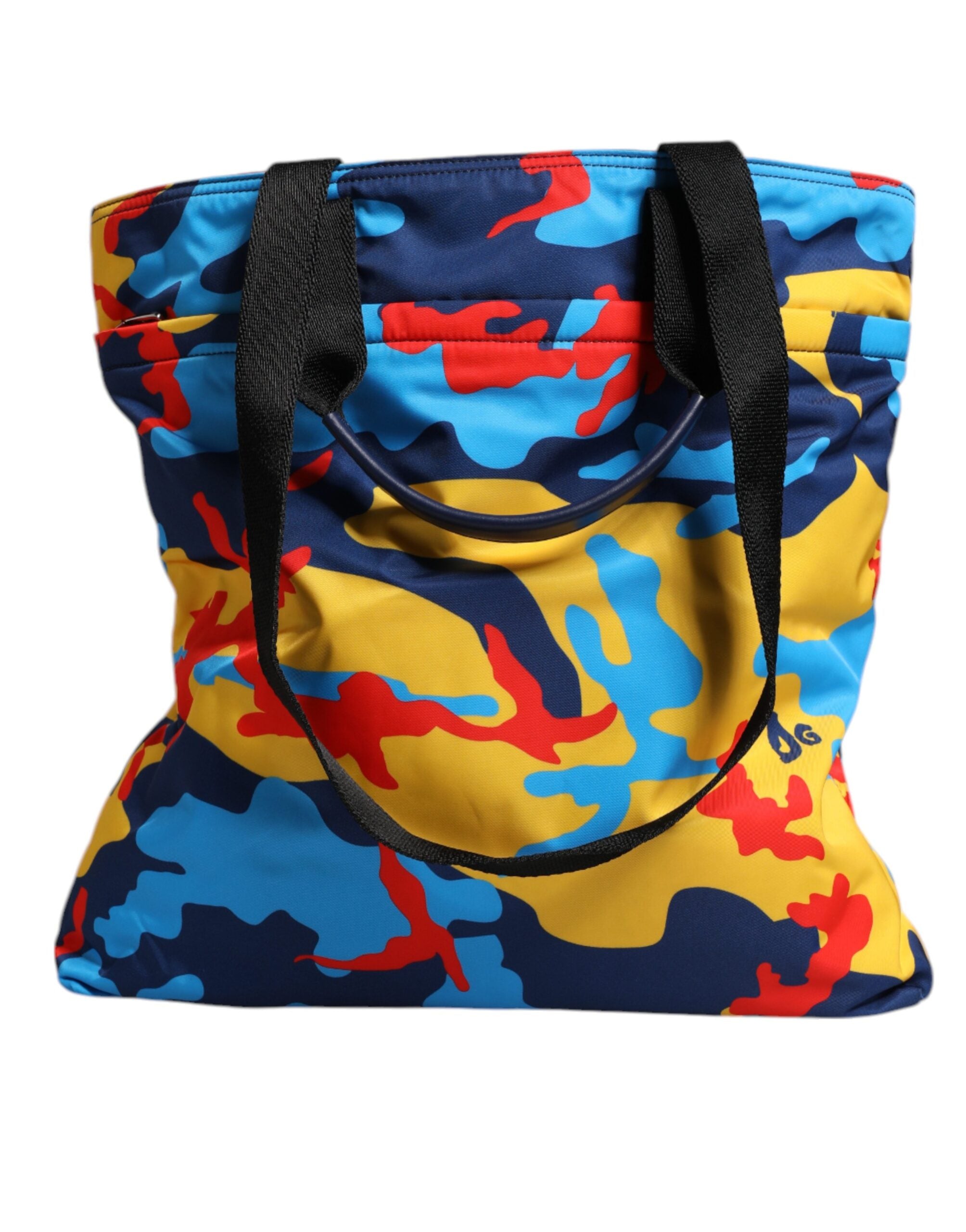 Dolce & Gabbana Meerkleurige Camouflage Nylon Boodschappentas