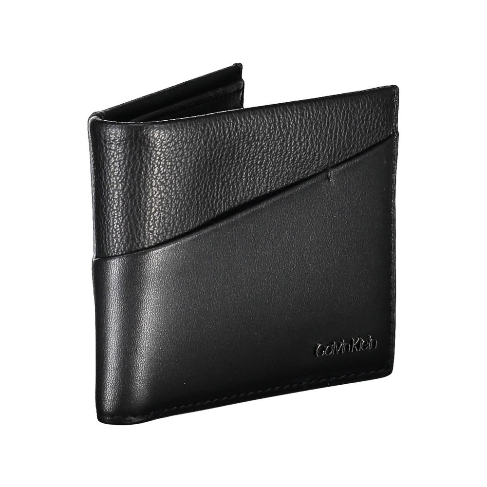 Calvin Klein Zwarte Polyester Heren Portemonnee