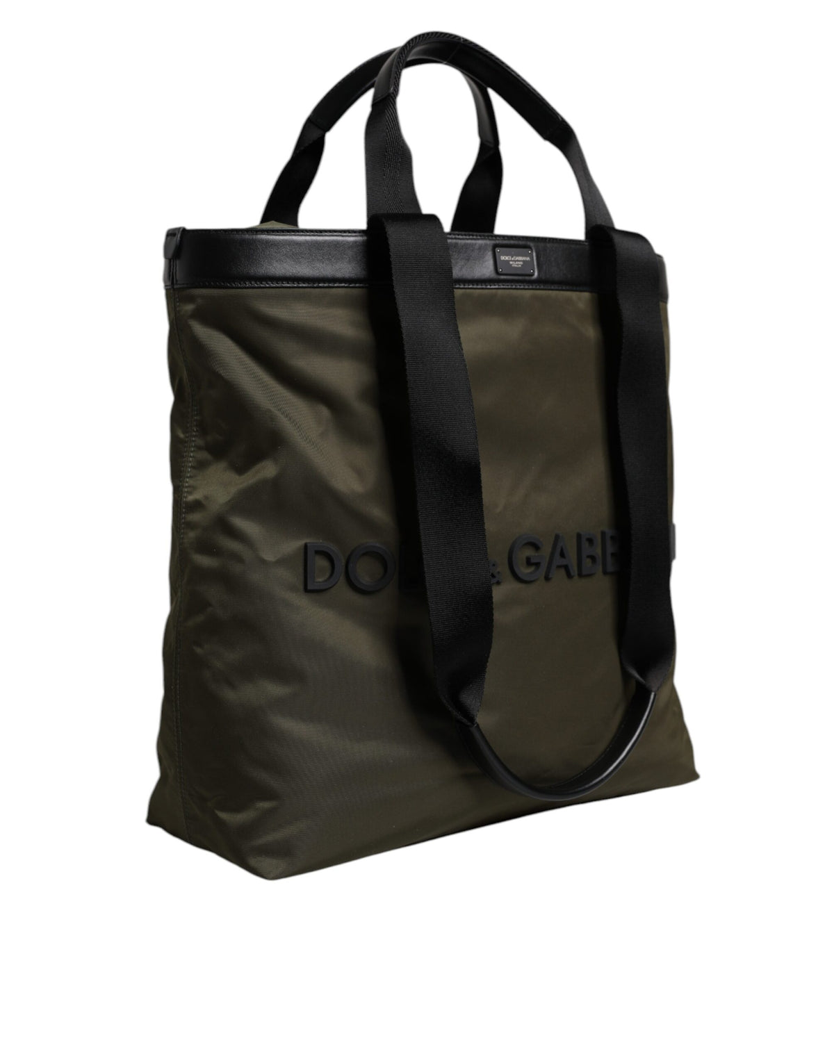 Dolce & Gabbana Militaire Groene Nylon Schoudertas