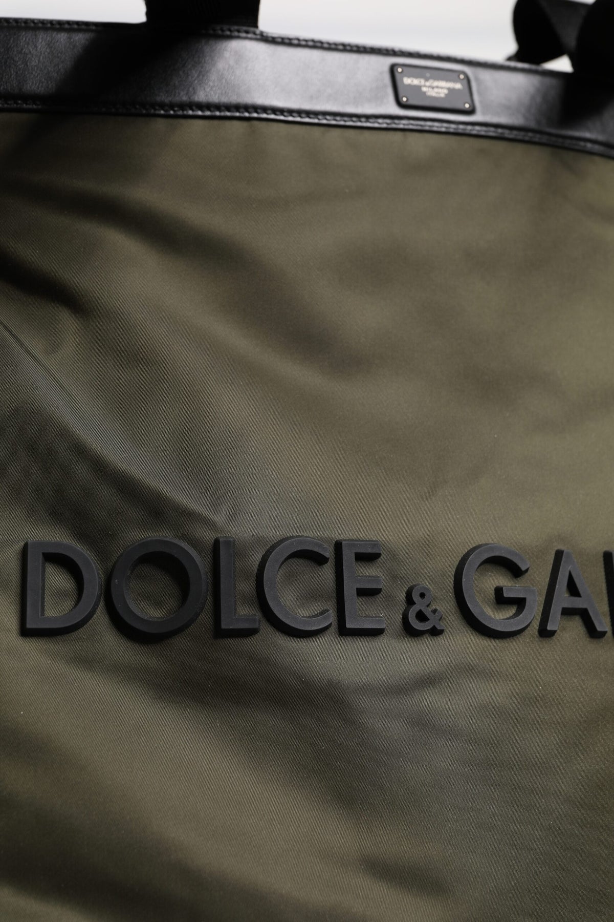 Dolce & Gabbana Militaire Groene Nylon Schoudertas