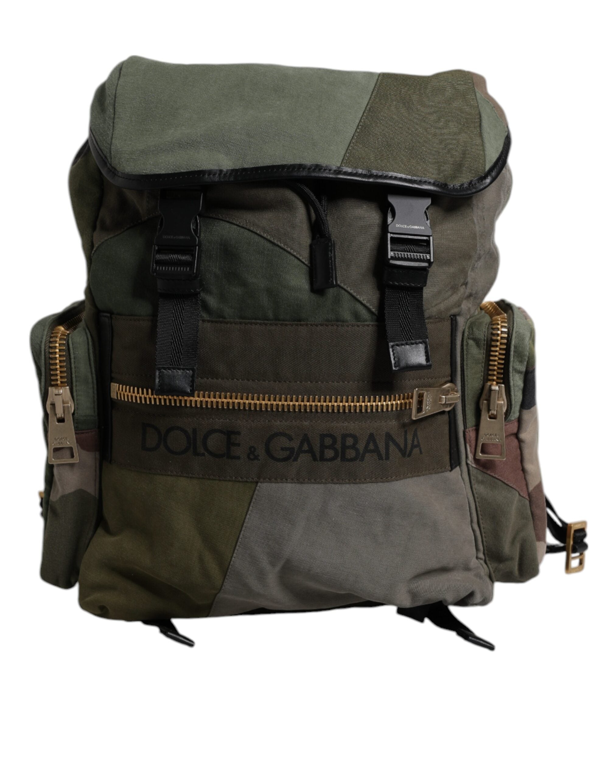 Dolce & Gabbana Legergroene Patchwork Reistas