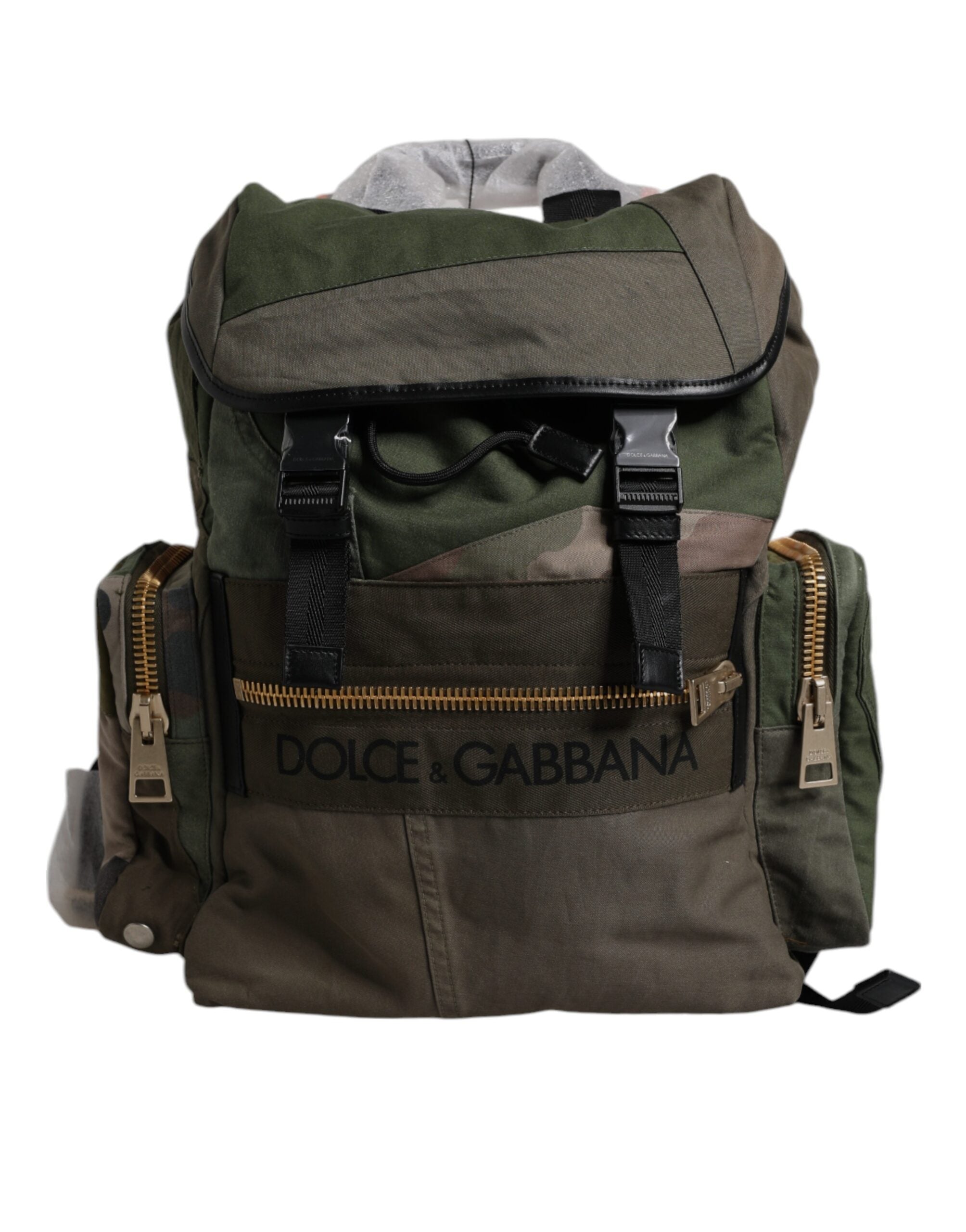 Dolce & Gabbana Legergroene Patchwork Reistas