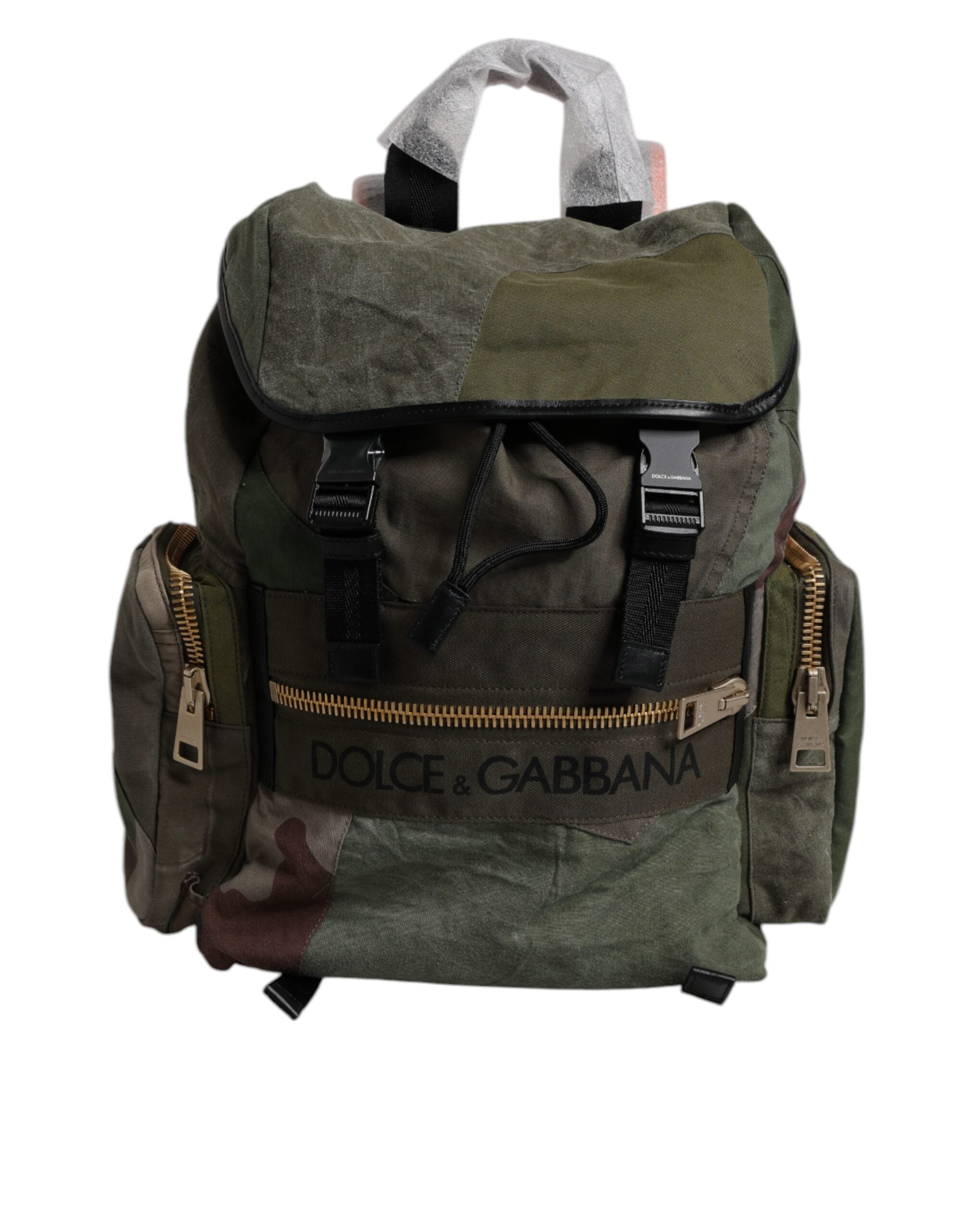 Dolce & Gabbana Legergroene Patchwork Reistas