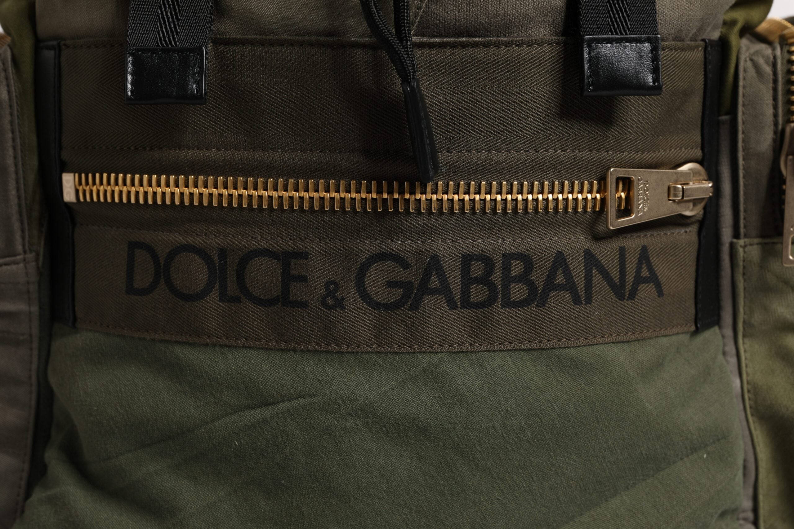 Dolce & Gabbana Legergroene Patchwork Reistas
