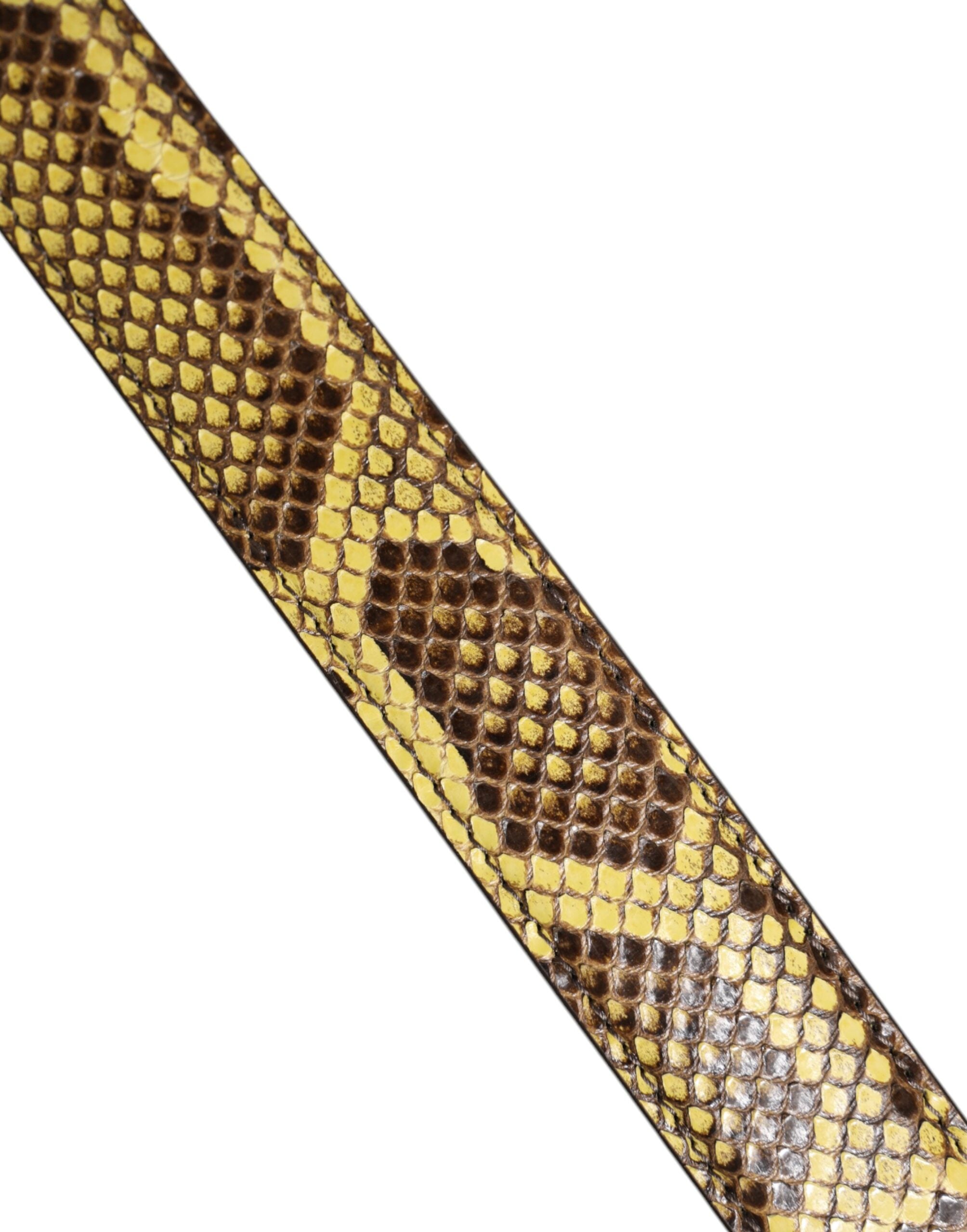 Dolce & Gabbana Yellow Exotic Leather Shoulder Bag Strap