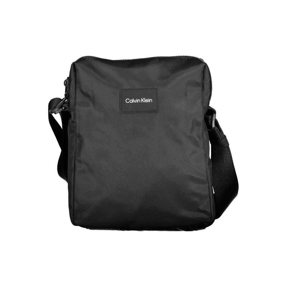 Calvin Klein "Zwarte Polyester Heren Schoudertas"
