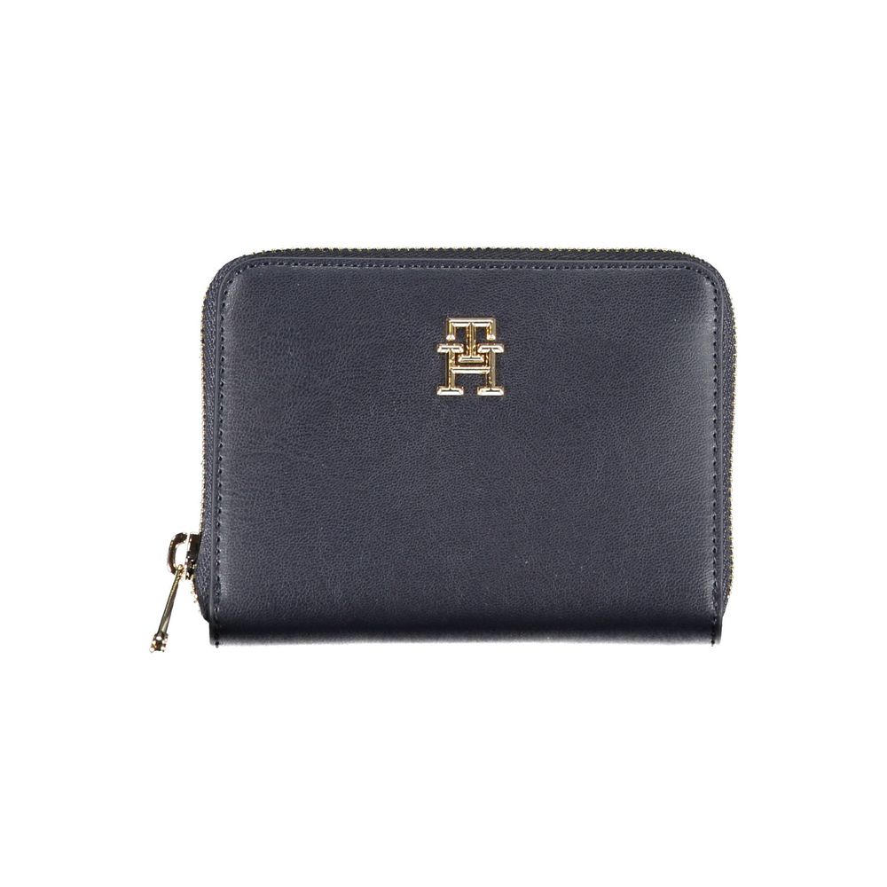 Tommy Hilfiger Blauw Polyurethaan Dames Portemonnee