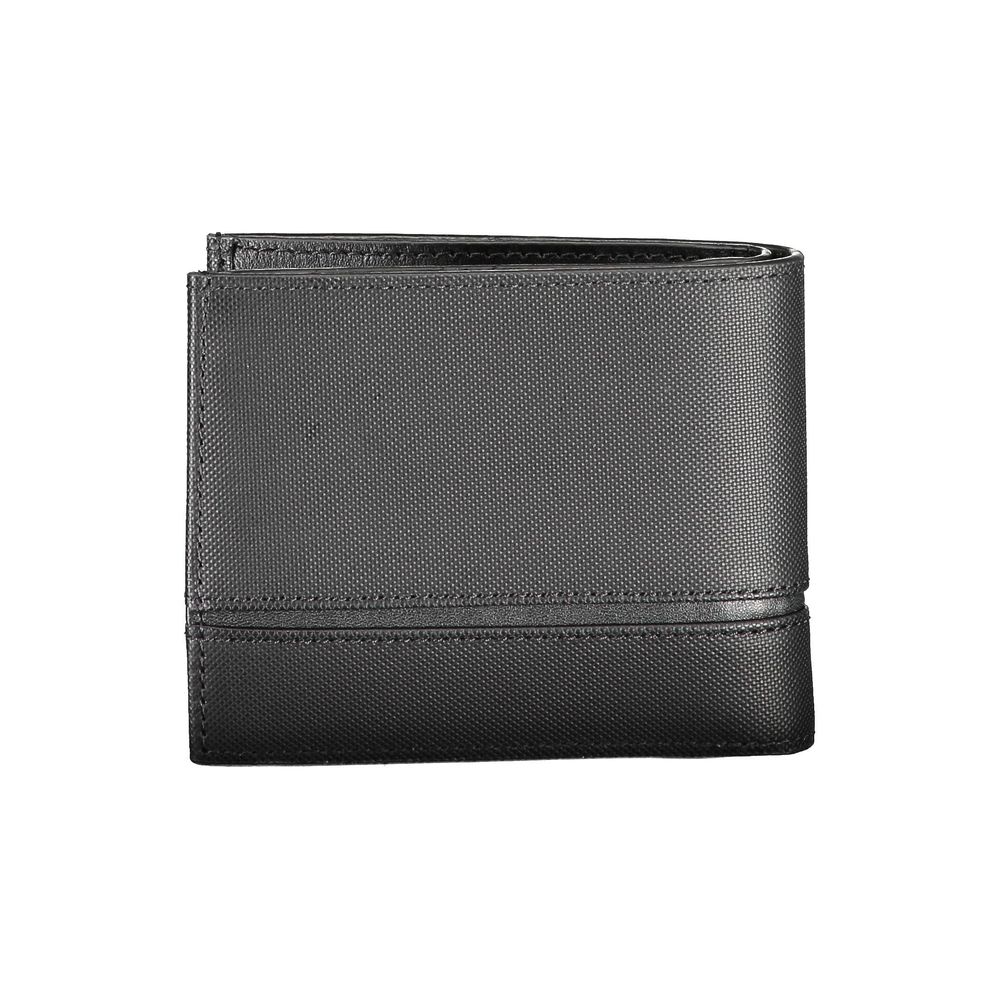 Calvin Klein Nero Leren Heren Portemonnee