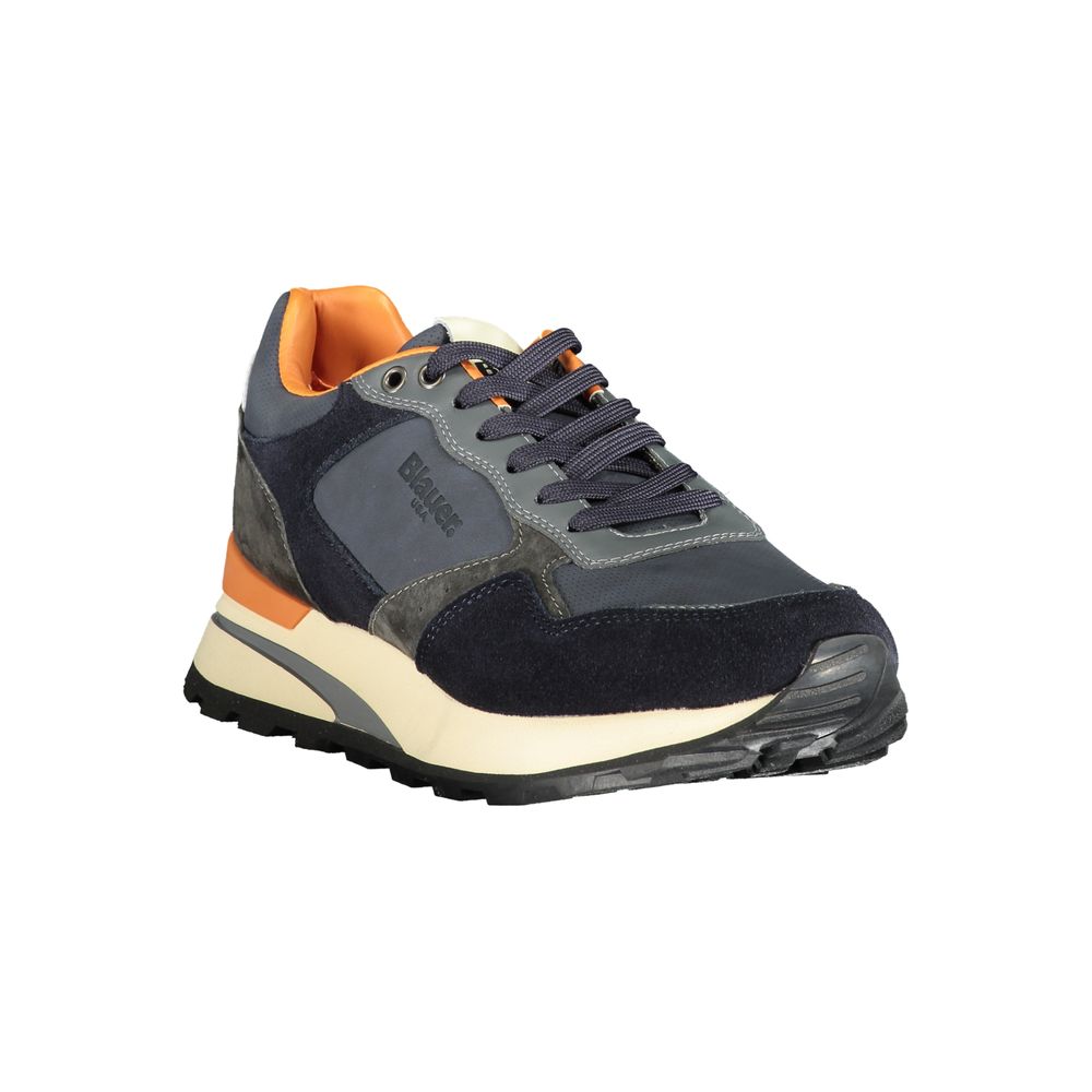 Blauer Blue Polyurethane Men's Sneaker