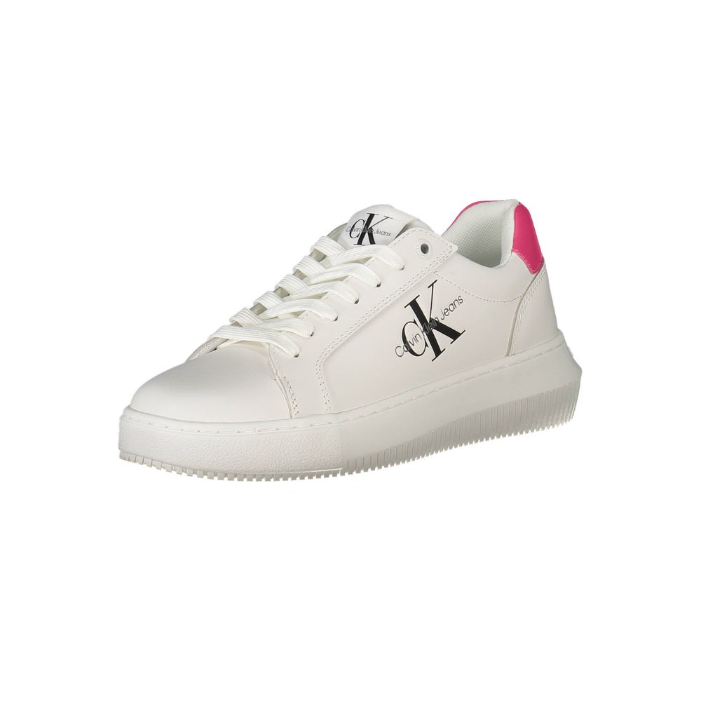 Calvin Klein White Leather Women's Sneaker