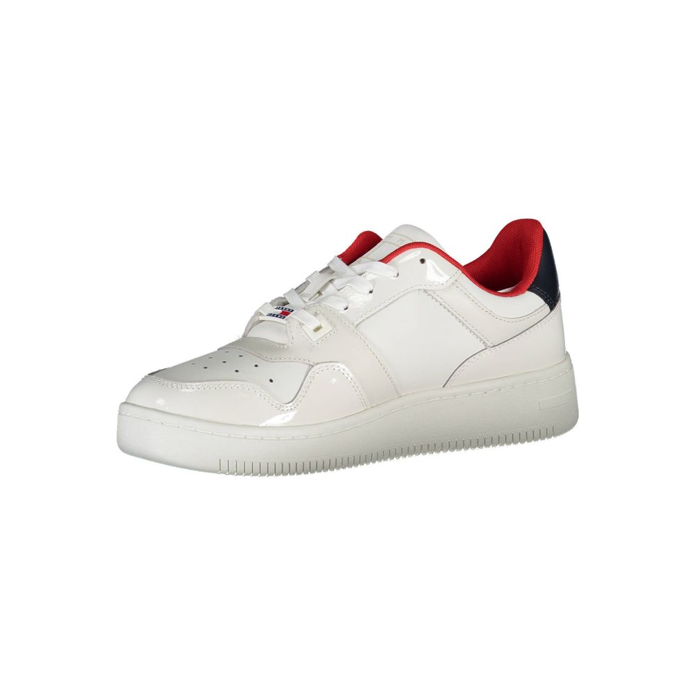 Tommy Hilfiger White Leather Women's Sneaker