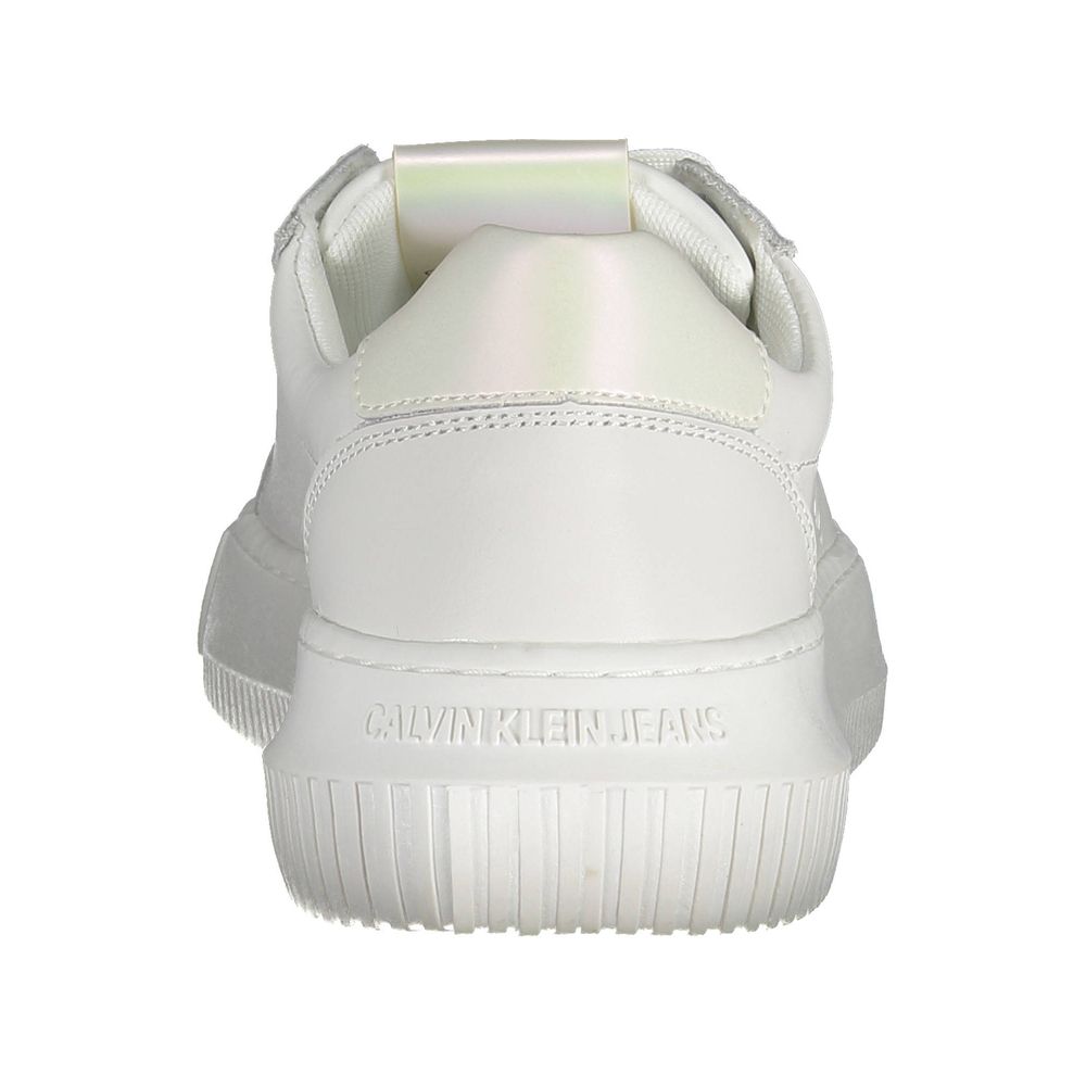 Calvin Klein White Leather Women's Sneaker