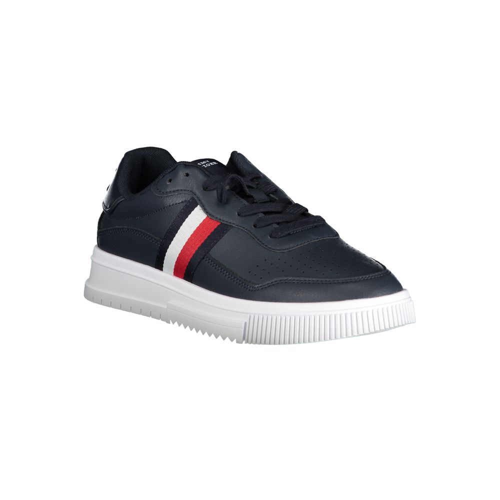 Tommy Hilfiger Blue Leather Men's Sneaker