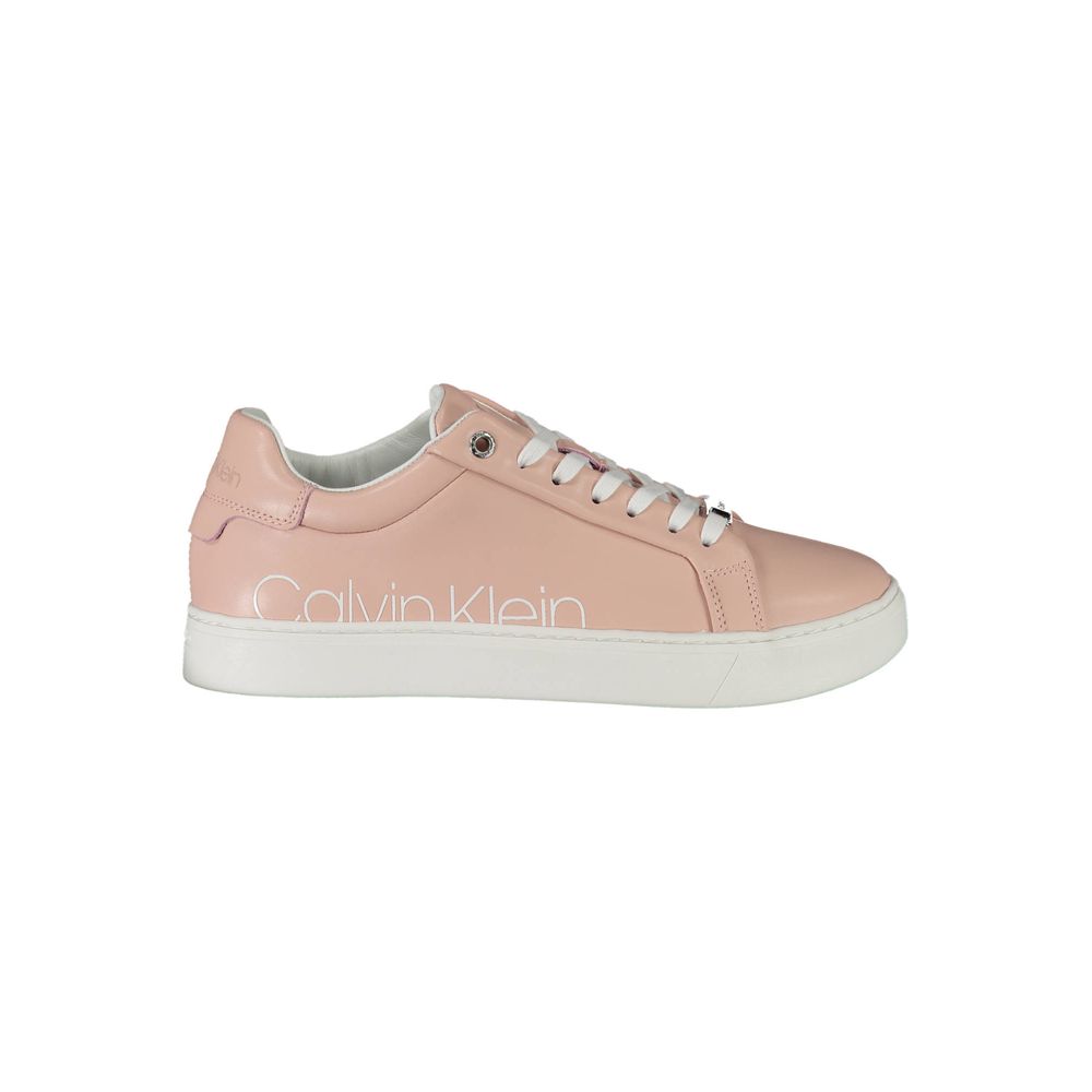 Calvin Klein Rosa Leather Women's Sneaker