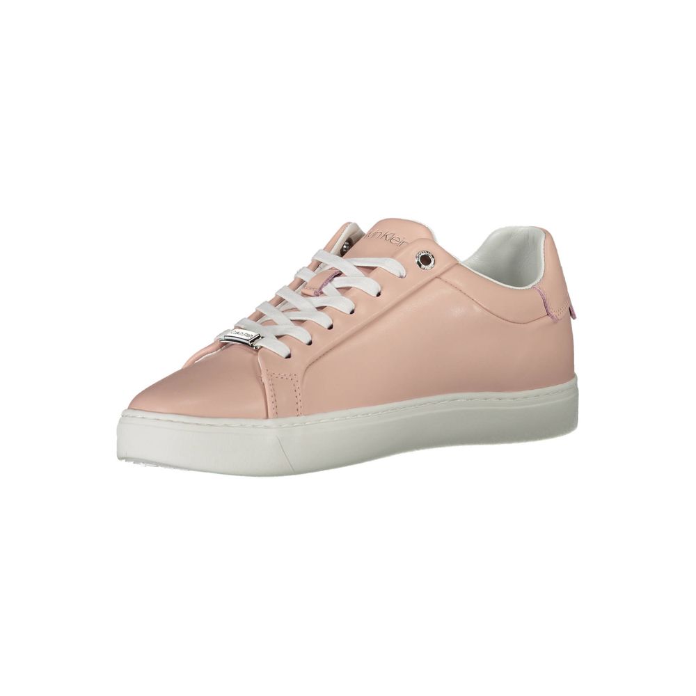 Calvin Klein Rosa Leather Women's Sneaker
