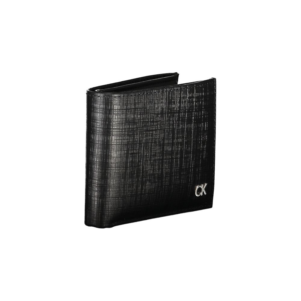 Calvin Klein Black Leather Men's Wallet