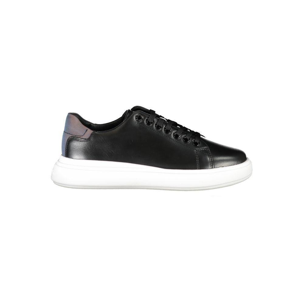 Calvin Klein Black Leather Women's Sneaker