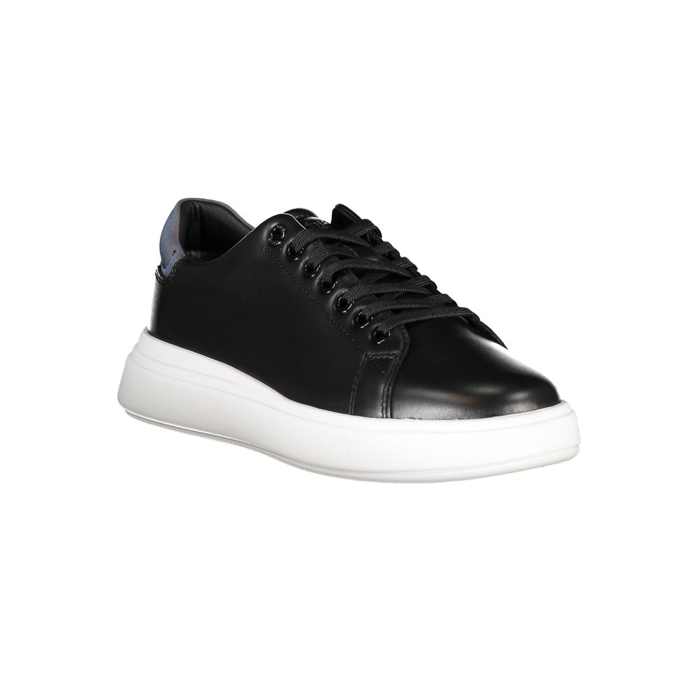Calvin Klein Black Leather Women's Sneaker