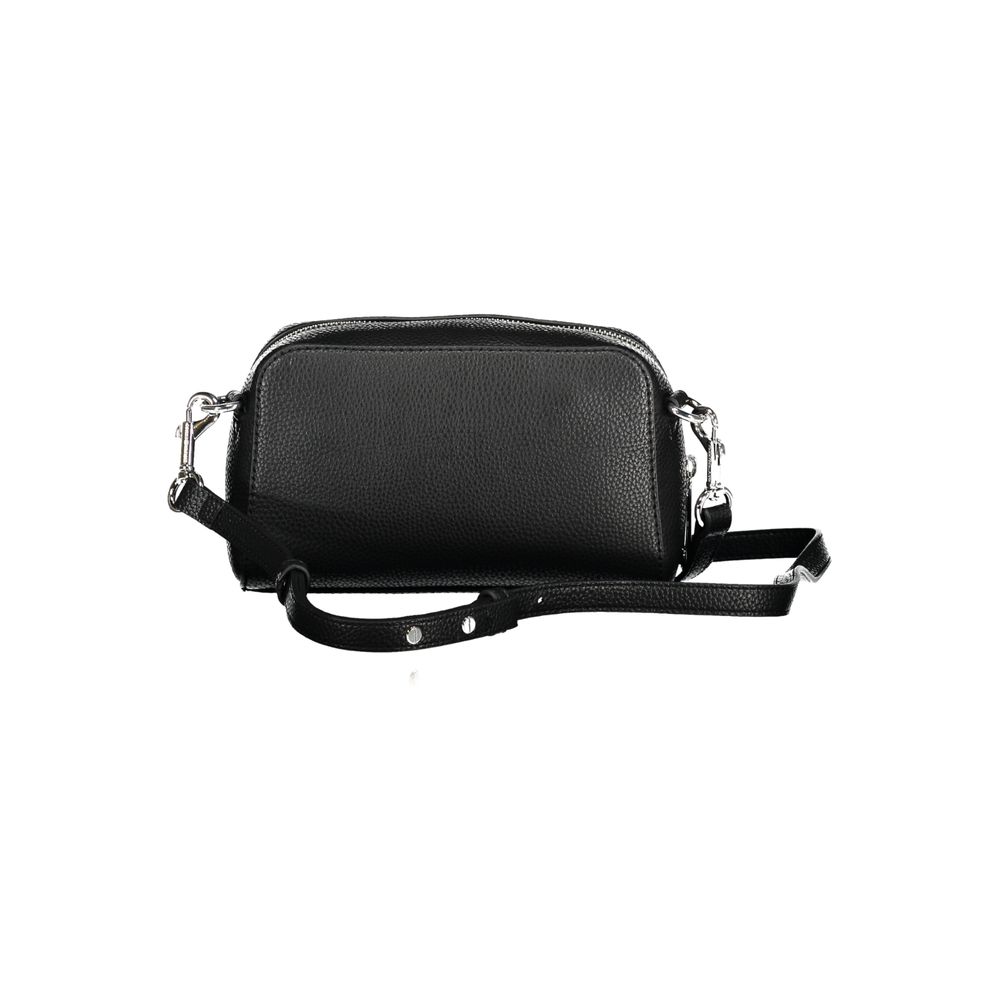 Tommy Hilfiger Black Polyurethane Women's Shoulder Bag