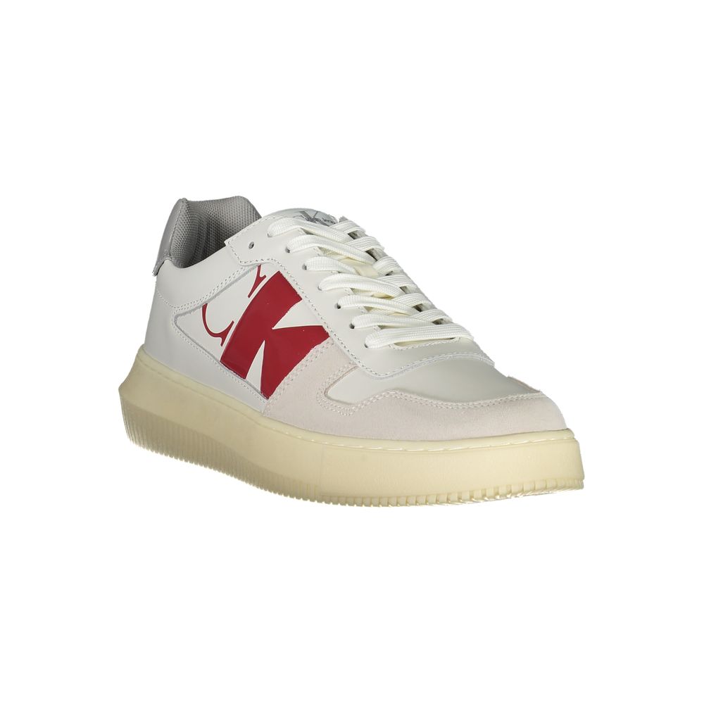 Calvin Klein White Leather Men's Sneaker