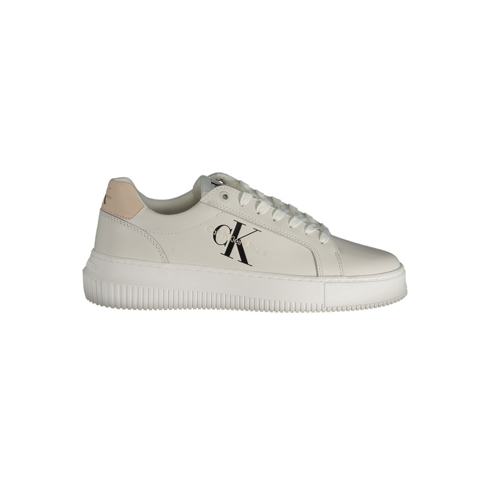 Calvin Klein White Polyurethane Women's Sneaker