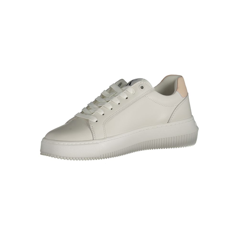 Calvin Klein White Polyurethane Women's Sneaker