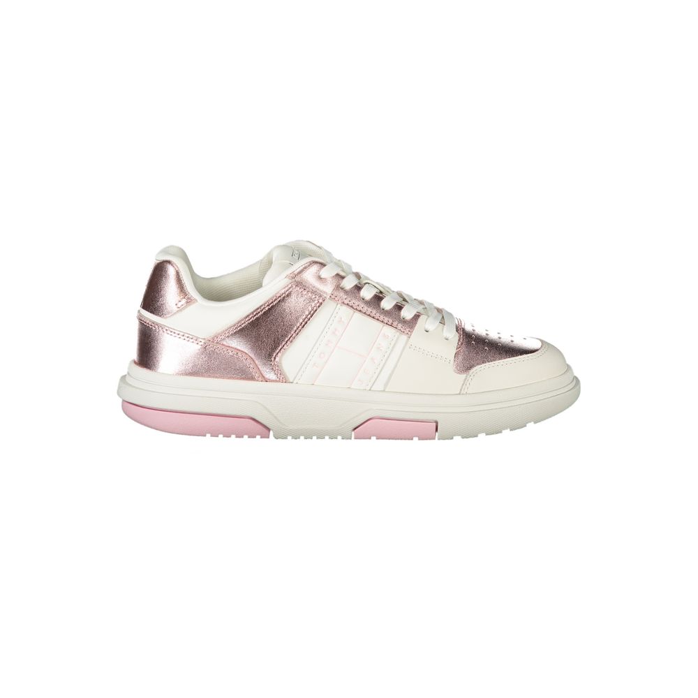 Tommy Hilfiger White Polyurethane Women's Sneaker