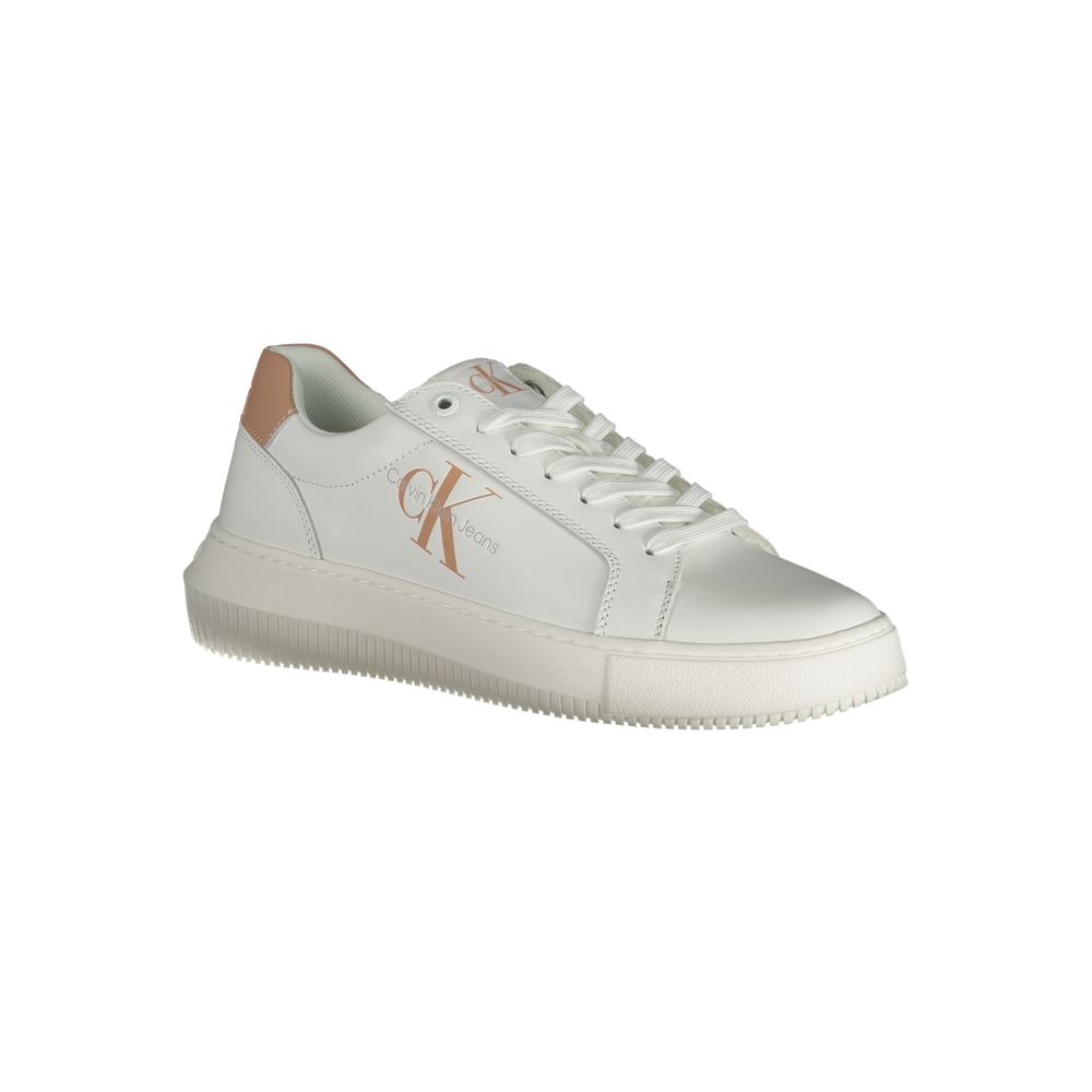 Calvin Klein White Leather Women's Sneaker