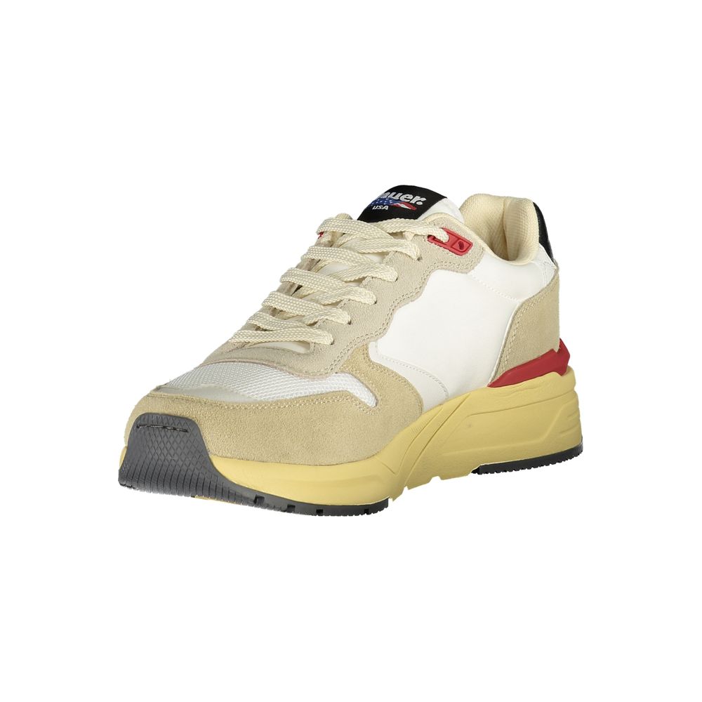 Blauer Beige Polyurethane Men's Sneaker