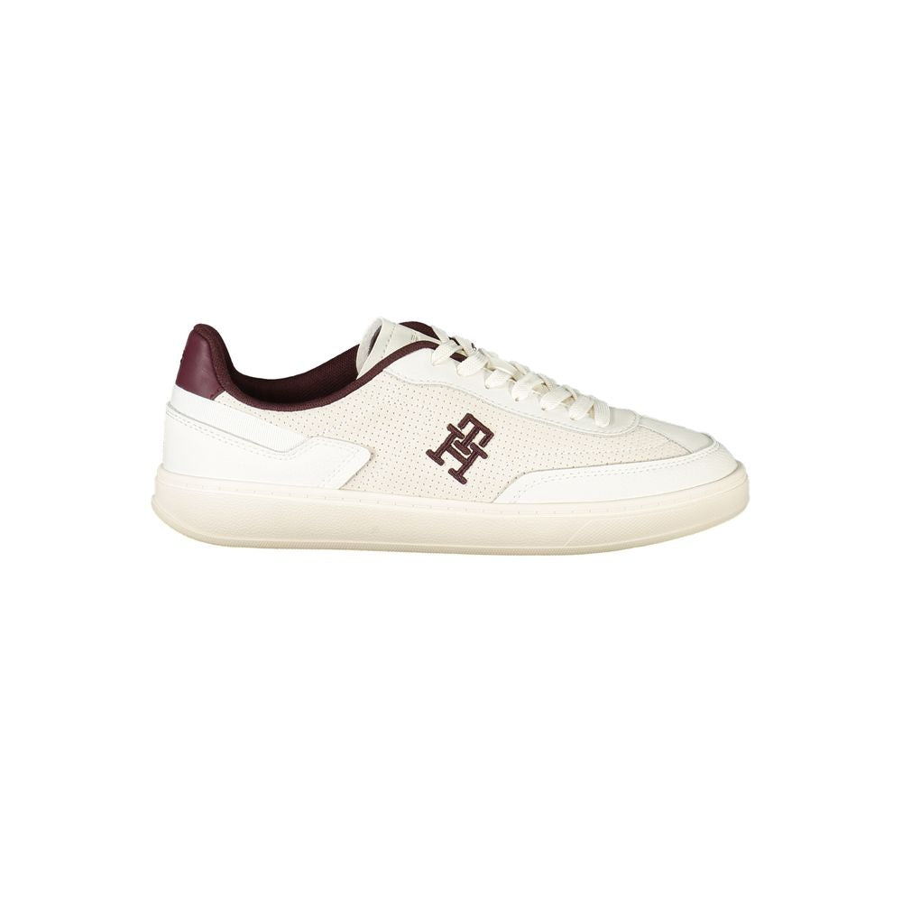 Tommy Hilfiger Beige Polyurethane Women's Sneaker