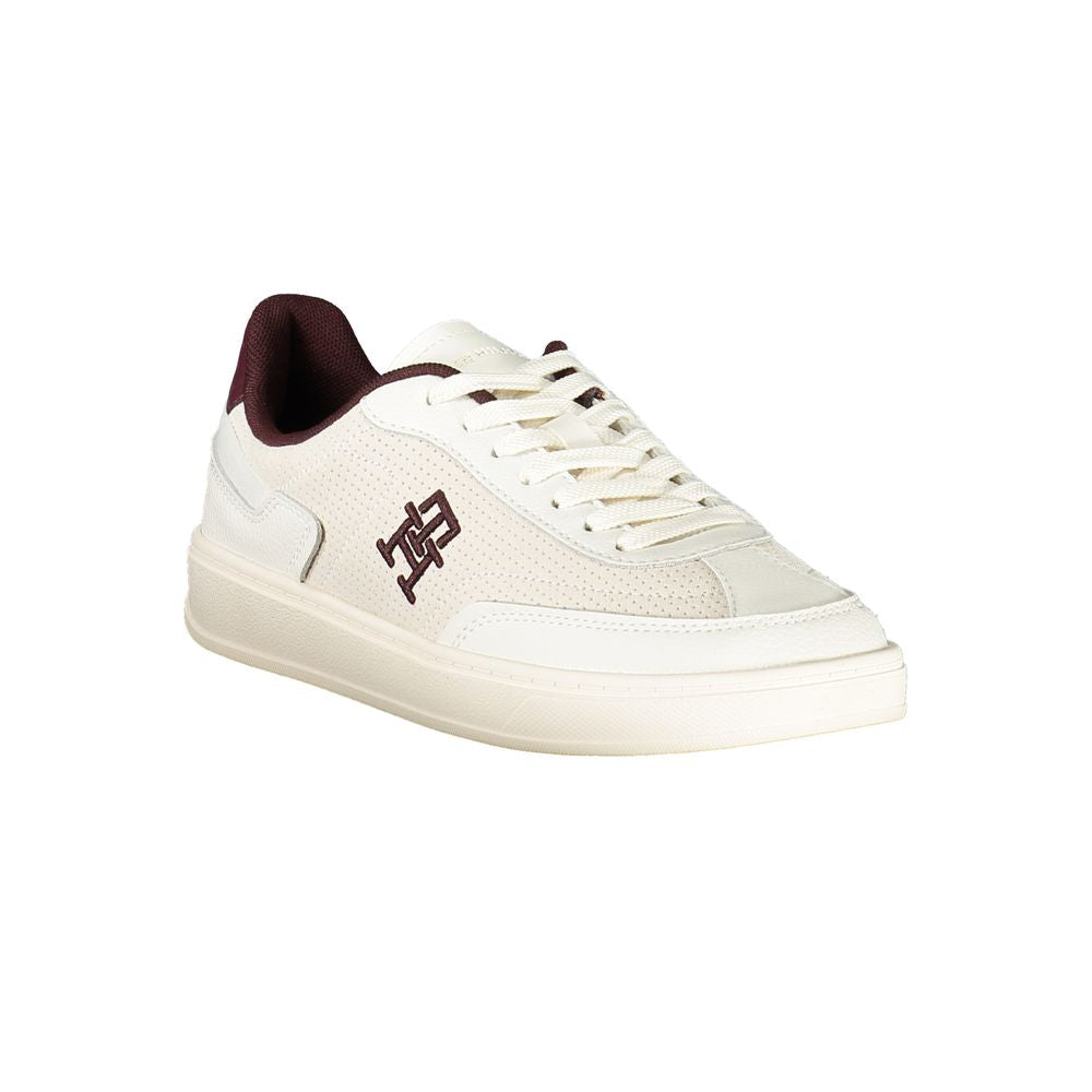 Tommy Hilfiger Beige Polyurethane Women's Sneaker