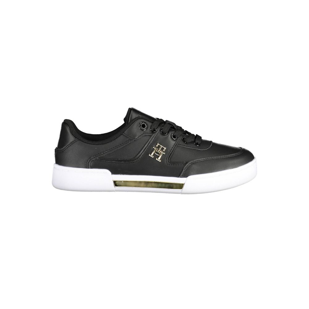 Tommy Hilfiger Black Polyester Women's Sneaker