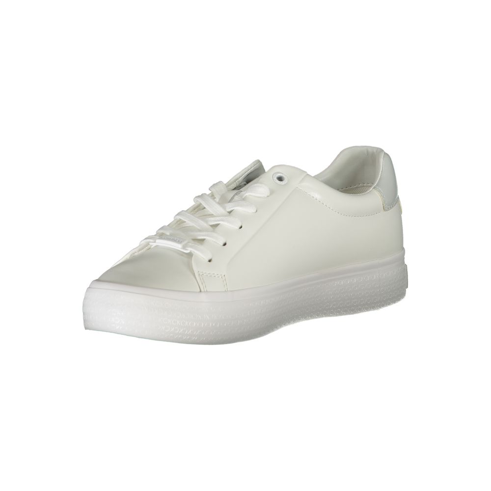 Calvin Klein White Leather Women's Sneaker