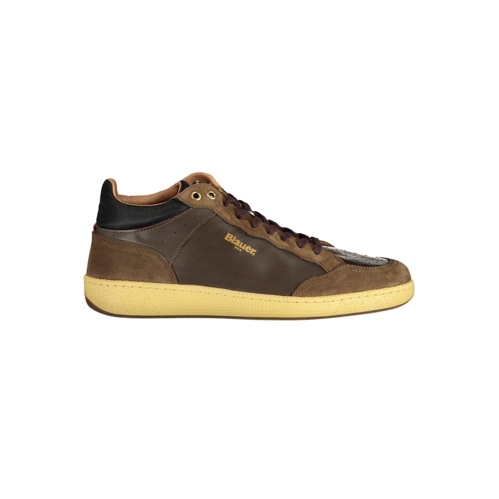Blauer Marrone Leather Men's Sneaker