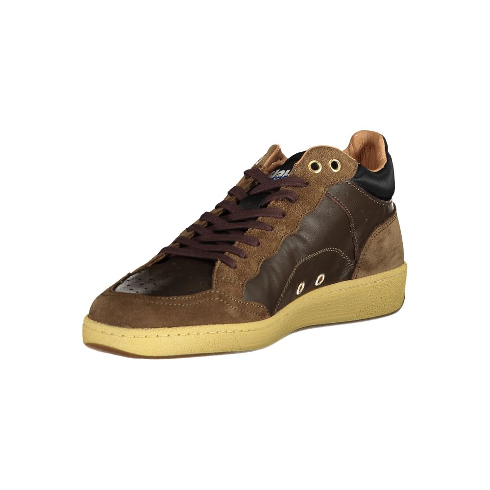 Blauer Marrone Leather Men's Sneaker