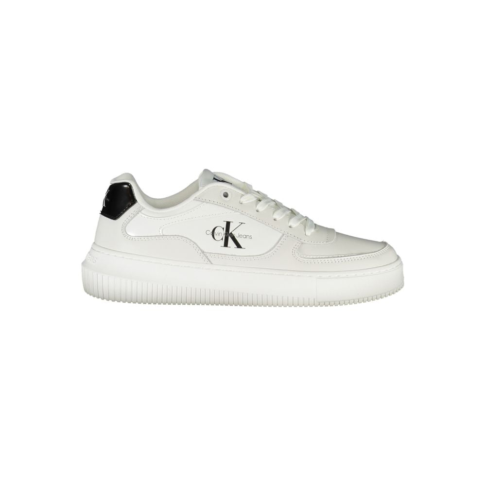 Calvin Klein White Leather Women's Sneaker