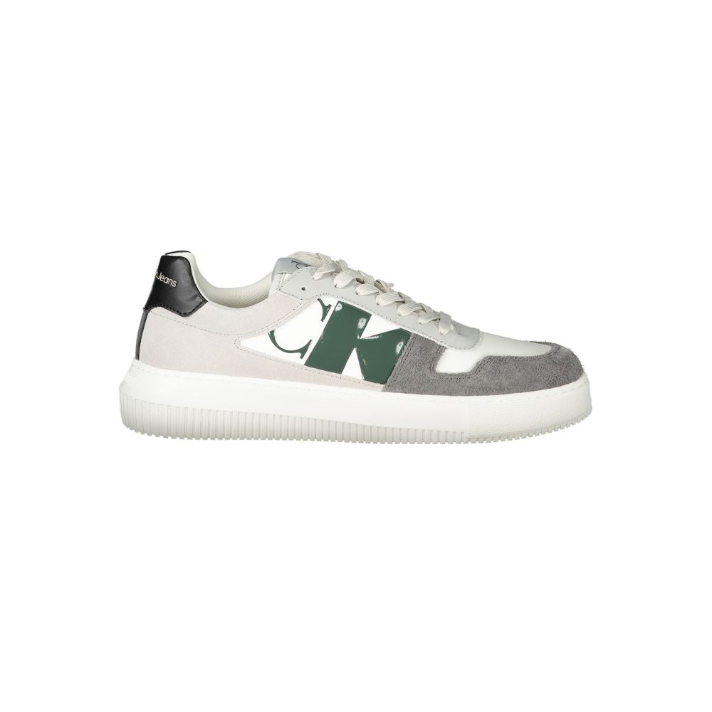 Calvin Klein White Polyethylene Men's Sneaker