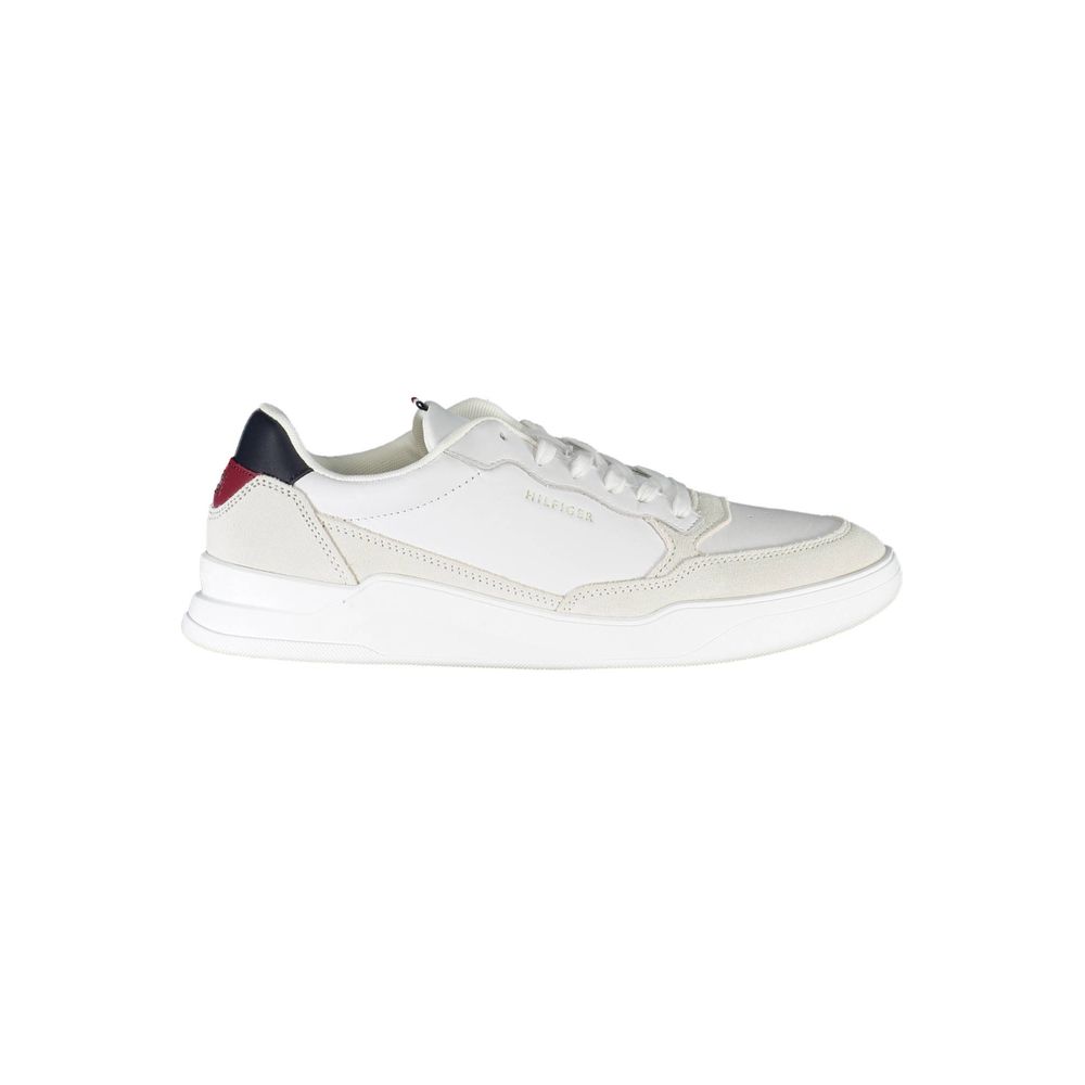 Tommy Hilfiger White Leather Men's Sneaker