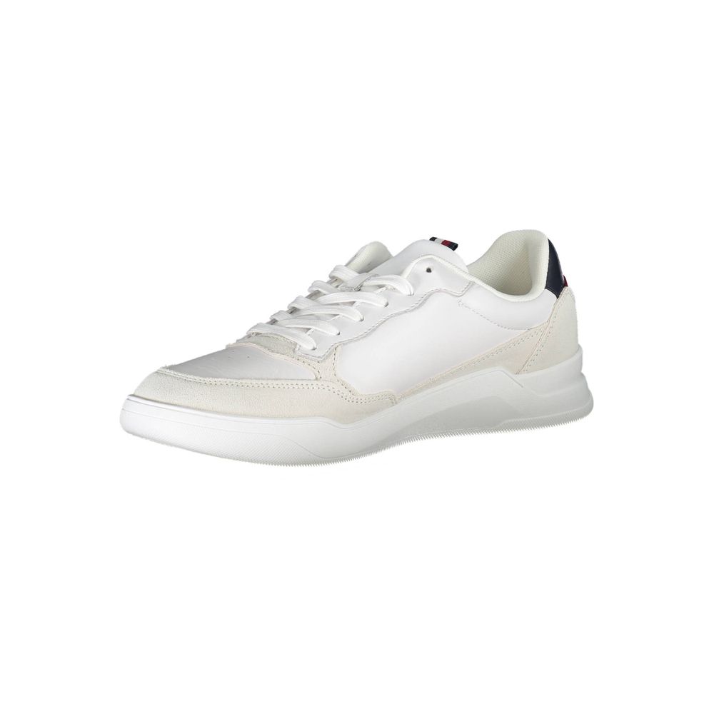 Tommy Hilfiger White Leather Men's Sneaker