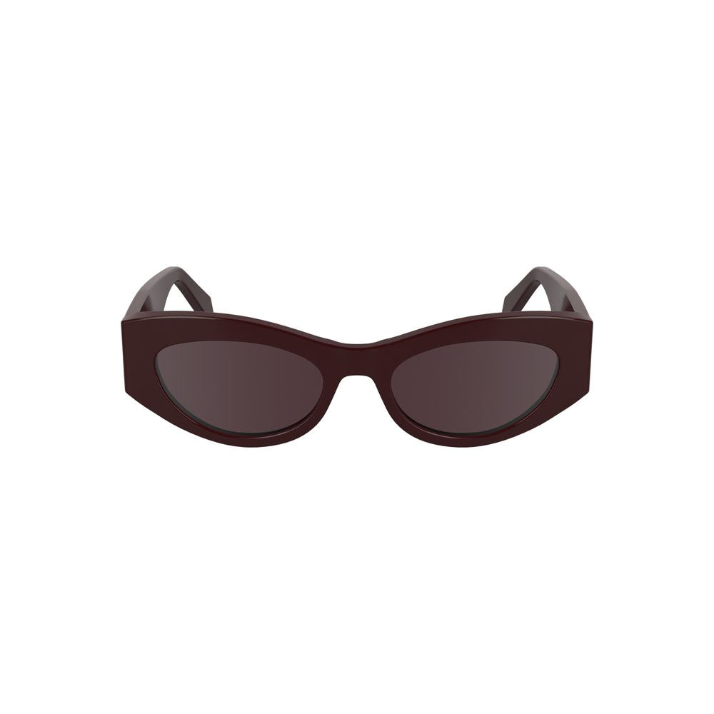 Calvin Klein Rosso Acetate Women Sunglass