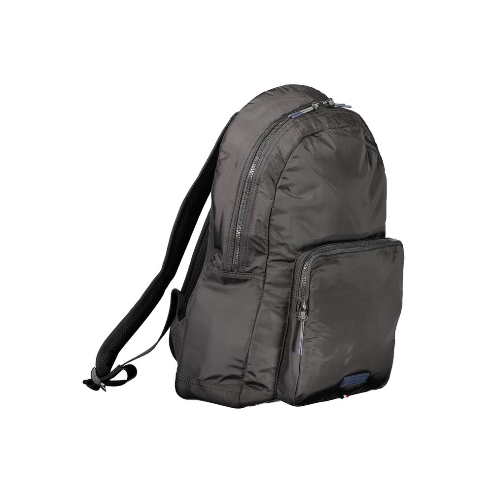 Tommy Hilfiger Black Polyurethane Men's Backpack