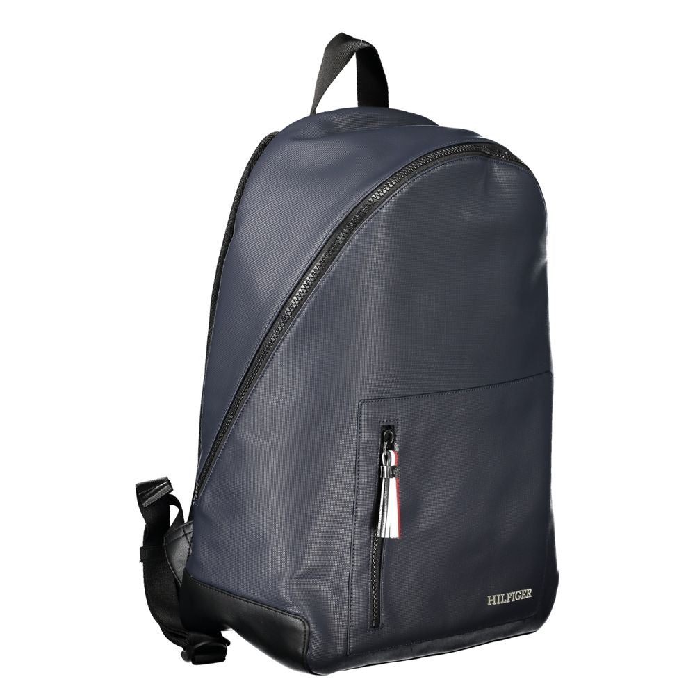 Tommy Hilfiger Blue Polyurethane Men's Backpack