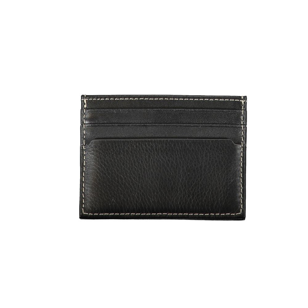 Tommy Hilfiger Nero Leren Heren Portemonneehouder