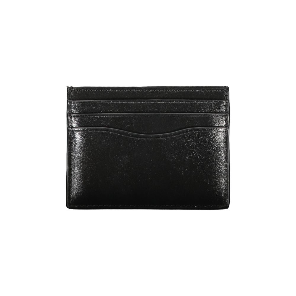 Calvin Klein Nero Leren Heren Portemonnee